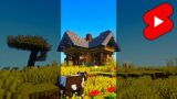 House in Minecraft: Timelapse #Shorts