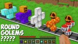 How to CREATE FACTORY of ROUND GOLEMS in Minecraft ? EVERYTHING IS A CIRCLE !