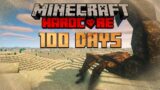 I Survived 100 Days Hardcore Minecraft in The Sahara Desert and Here's What Happened