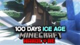 I Survived 100 Days Hardcore Minecraft in the ICE AGE and this is What Happened