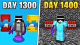 I Survived 1,400 Days in HARDCORE Minecraft…