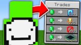 Minecraft, But YouTubers Trade OP Items…