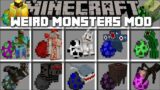 Minecraft WEIRD MONSTERS SPAWNERS MOD / UNFAIR MOBS DESTROY OUR HOUSE !! Minecraft Mods