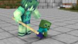Monster School : Baby Zombie and Unhappy Family – Sad Story – Minecraft Animation