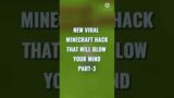 NEW VIRAL LIFE HACK THAT WILL BLOW YOUR MIND | #shorts #ytshorts #minecraft | part-3