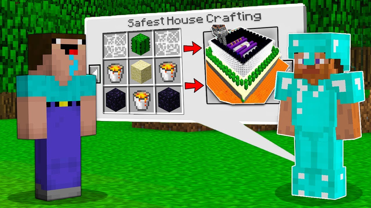 ONLY PRO KNOWS HOW TO CRAFT a SAFEST HOUSE IN MINECRAFT! Minecraft videos