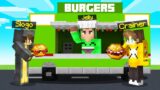Opening JELLY’S FOOD TRUCK In MINECRAFT!