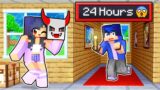 SCARING My Friends for 24 HOURS in Minecraft!