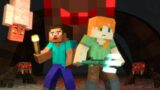 The Mutant Spider | Alex and Steve Life | Minecraft animation