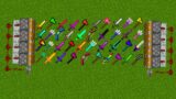 all minecraft weapons combined = ???