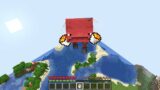 mlging as a strider in minecraft