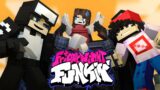 "Tankman Battle" Friday night funkin – Minecraft Animation