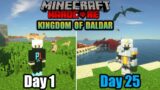 #1 I Survived 100 Days in Kingdom of Daldar in Minecraft Hardcore (Hindi) | Medieval Minecraft