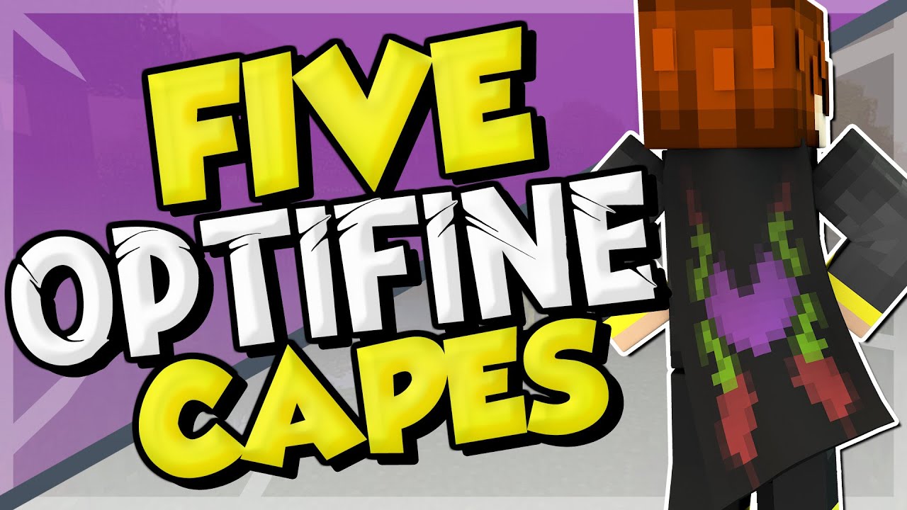 5 Optifine Cape Designs! (Cool Minecraft Capes) - Minecraft videos