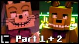 FNAF Minecraft Animation Movie "Drawn to the Bitter" [Parts 1 and 2]