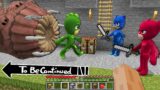 GIANT WORM.EXE VS PJ MASKS & PAW PATROL.EXE in Minecraft – Coffin Meme