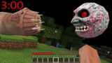 GIANT WORM.EXE vs SCARY MOON in MINECRAFT 3:00 PM PAW PATROL