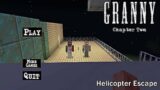 Granny Chapter 2 Helicopter Escape Minecraft Gameplay