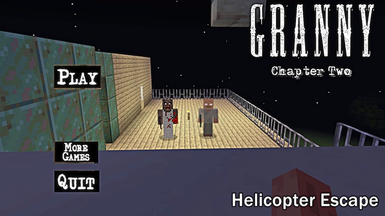 granny chapter 2 helicopter escape minecraft