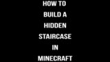 How to build a Hidden Staircase in Minecraft