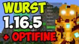 How to get Cheats for Minecraft 1.16.5 – download & install Wurst client 1.16.5 with Optifine
