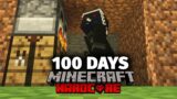 I Spent 100 Days being hunted in Minecraft and Here's What Happened