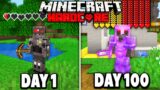 I Survived 100 Days In Hardcore Minecraft UHC..