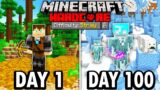 I Survived 100 Days as a STRAY in Hardcore Minecraft… Here’s What Happened