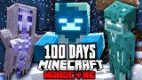 I Survived 100 Days in an APOCALYPTIC BLIZZARD in Minecraft…