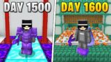 I Survived 1,600 Days in HARDCORE Minecraft…