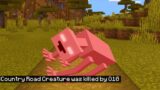 Killing Country Road Creature in Minecraft.. (PROOF)
