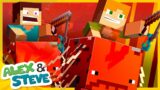 LAVA RACE CHEATER – Alex and Steve Life (Minecraft Animation)