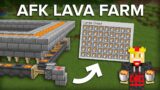 Minecraft AFK Lava Farm Using Dripstone – 110+ Lava Buckets Per Hour!