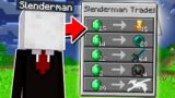 Minecraft But Slender Man Trades OP Items