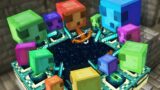Minecraft But Slimes Beat the game for you…