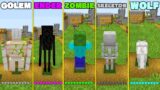 Minecraft HOW to play ZOMBIE ENDERMAN CREEPER GOLEM ALL EPISODE in Minecraft NOOB VS PRO ANIMATION