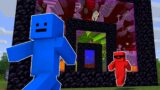 Minecraft Manhunt, But There's Infinite Dimensions…