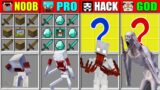 Minecraft NOOB vs PRO vs HACKER vs GOD SCP-096 CRAFTING SCP CHALLENGE in Minecraft Animation