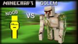Minecraft Noob vs Golem…