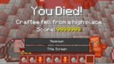 Minecraft but Dying drops OP items