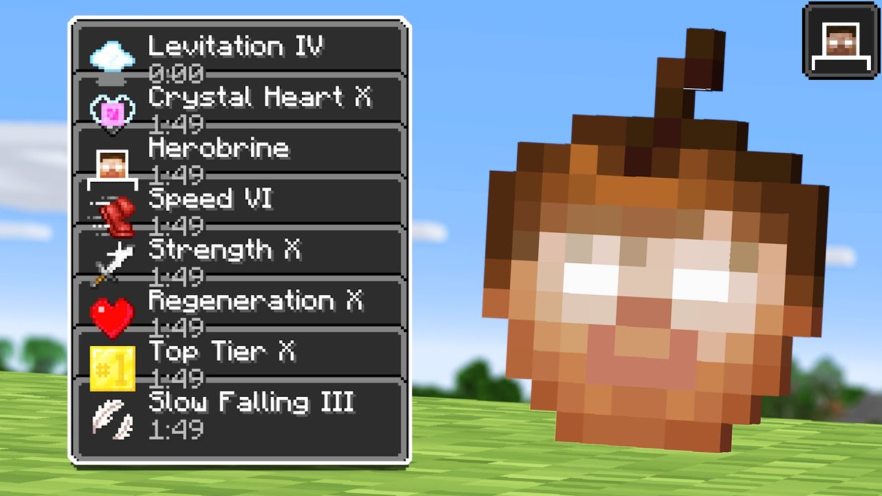 Minecraft but there are Custom Apples... Minecraft videos