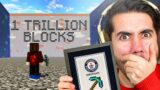 Mining 1 Trillion Blocks Alone In Minecraft