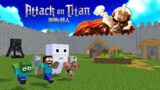 Monster School : Attack On Titan – Funny Minecraft Animation