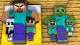 Monster School : Brother Baby Zombie and Gold Sister – Sad Story – Minecraft Animation