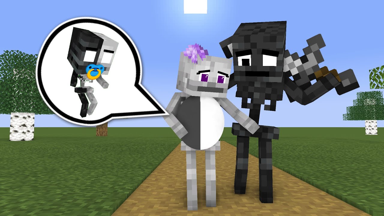 monster-school-wither-skeleton-girl-baby-story-minecraft