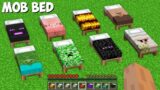 Never SLEEP ON THESE MOB BEDS in Minecraft ! ZOMBIE, CREEPER, GOLEM, ENDERMAN BED !