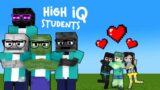 SMART MONSTER SCHOOL  AND THE  DUMB STUDENTS –  MINECRAFT ANIMATION
