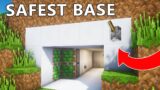 The Most SAFEST Secret Mountain Base in Minecraft!