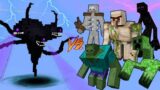 Wither Storm Vs. Mutant Monsters in Minecraft