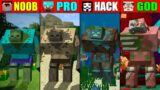 Minecraft NOOB vs PRO vs HACKER vs GOD HOW TO PLAY MUTANT ZOMBIES CHALLENGE Animation
